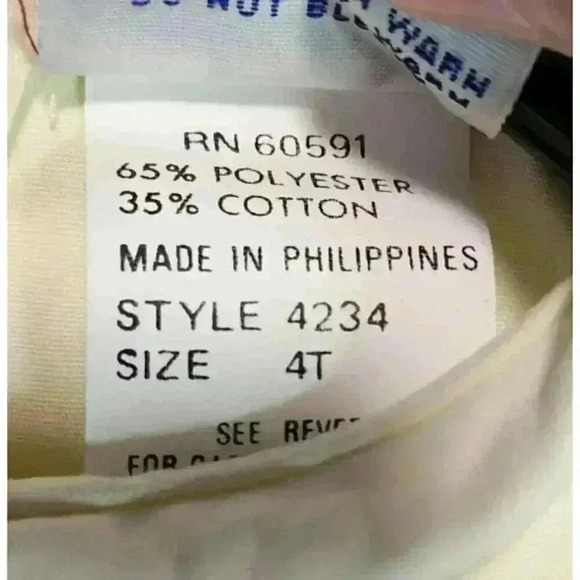 NWT Size 4T Petit Ami Yellow Floral Rose Smocked Dress - Picture 5 of 7